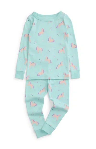 Mori Kids'  Print Pyjama Set In Blue