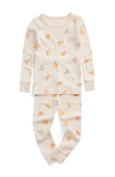 Mori Kids'  Print Pyjama Set In Neutral