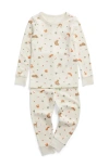 Mori Print Pyjama Set In Neutral