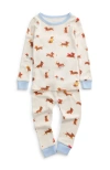 Mori Kids'  Print Pyjama Set In White