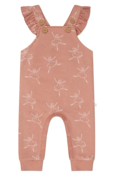 Mori Babies'  Print Ruffle Romper In Ballerina Day Print