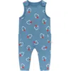 Mori Babies'  Printed Pocket Romper In Dark Blue