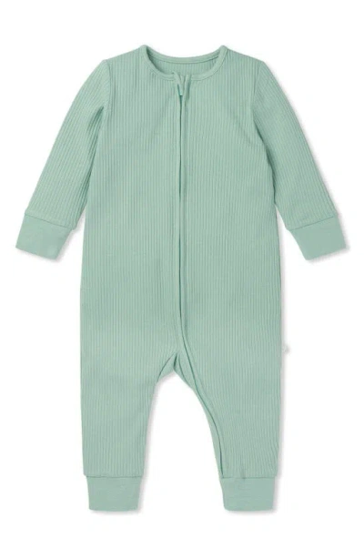 MORI MORI RIB FITTED ONE-PIECE ROMPER