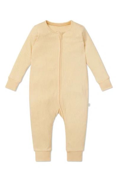 MORI MORI RIB FITTED ONE-PIECE ROMPER