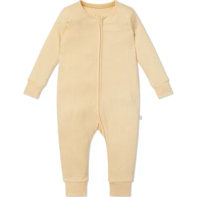 MORI MORI RIB FITTED ONE-PIECE ROMPER