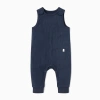 Mori Ribbed Romper In Blue