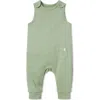 Mori Kids'  Ribbed Romper In Green