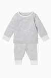 Mori Kids'  Snoozy Pj Set In Gray