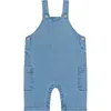 Mori Stretch Denim Overalls In Denim Blue