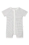 Mori Babies'  Stripe Fitted One-piece Short Pajamas In Multi