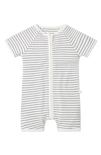 Mori Babies'  Stripe Fitted One-piece Short Pajamas In Multi