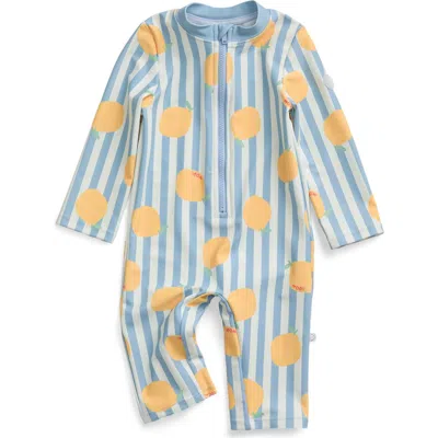 Mori Kids'  Sun Safe Suit In Blue