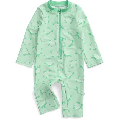 Mori Kids'  Sun Safe Suit In Green