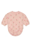 Mori Babies'  Sweatshirt Bodysuit In Pink