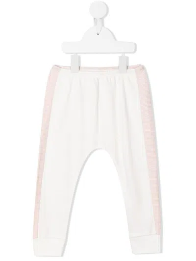Mori Babies' Two-tone Design Tracksuit Bottoms In Pink