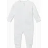 Mori Babies'  Two Way Zip-up Romper In White