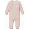 Mori Kids'  Two Way Zip-up Romper In Pink