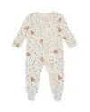 Mori Unisex Bear Print Two Way Zip Up Sleepsuit - Baby In Multi