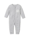 Mori Unisex Clever Zip Coverall - Baby In Gray