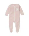 Mori Unisex Clever Zip Coverall - Baby In Pink