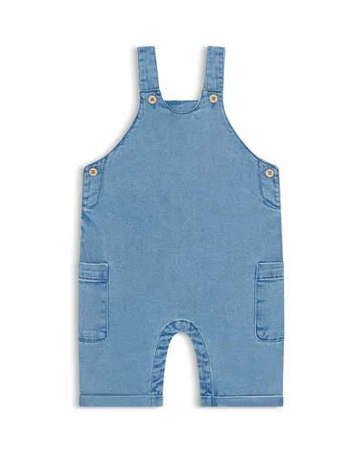 Mori Unisex Denim Overalls Romper - Baby In Blue