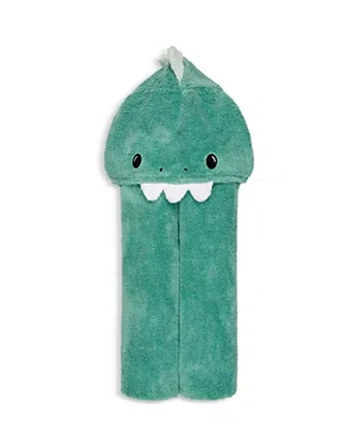 Mori Unisex Dino Hooded Toddler Towel - Little Kid In Green