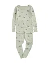 Mori Unisex Penguin Pajama Set - Baby In Multi