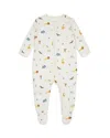 Mori Unisex Print Clever Coverall - Baby In Safari