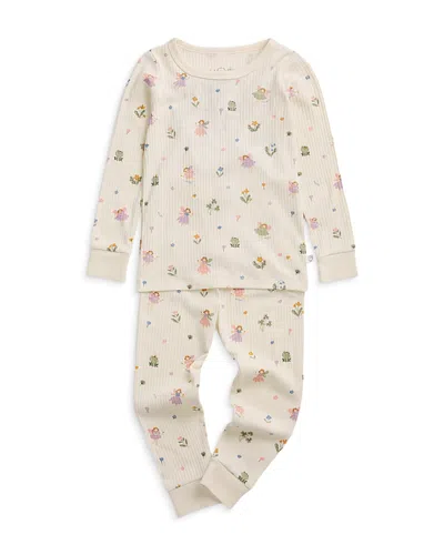 Mori Unisex Ribbed Bear Face Pajamas - Baby In Neutral