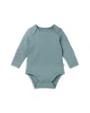 Mori Unisex Ribbed Long Sleeve Bodysuit - Baby In Sky