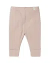 Mori Unisex Stretch Ribbed Leggings - Baby In Blush