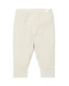 Mori Unisex Stretch Ribbed Leggings - Baby In Ecru