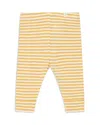 Mori Unisex Stretch Ribbed Leggings - Baby In Mustard St