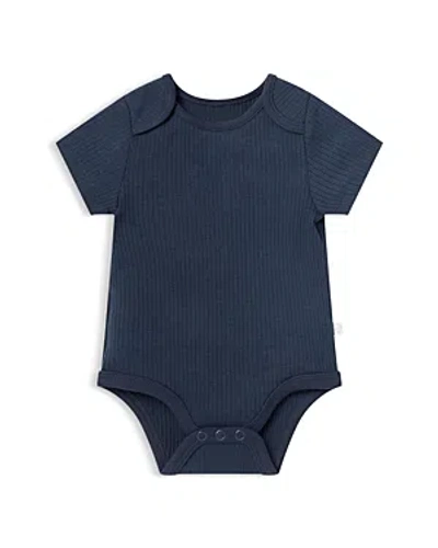 MORI UNISEX STRETCH RIBBED SHORT SLEEVE BODYSUIT - BABY