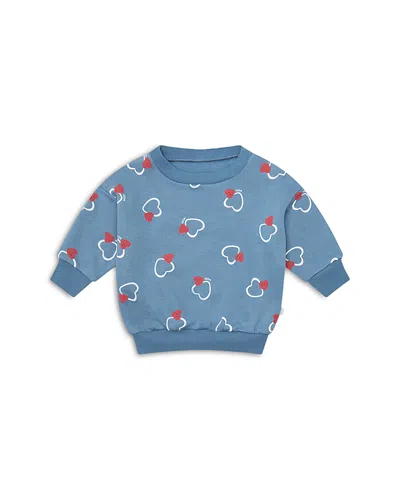 Mori Unisex Sweatheart Sweatshirt - Baby In Dark Blue