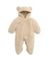 Mori Unisex Teddy Borg Pramsuit - Baby In Brown
