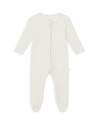 MORI UNISEX WAFFLE KNIT CLEVER ZIP FOOTIE - BABY