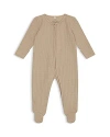 MORI UNISEX WAFFLE KNIT CLEVER ZIP FOOTIE - BABY