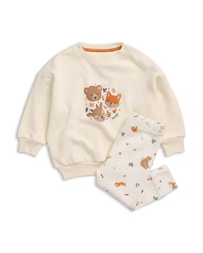 Mori Unisex Woodland Sweatshirt & Leggings Set - Baby In Brown