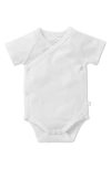 Mori Babies'  Viscose & Cotton Bodysuit In White