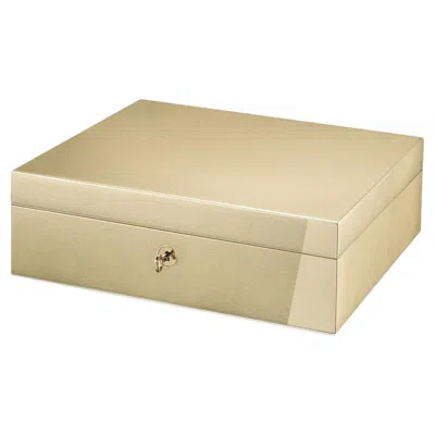 Pre-owned Morici Firenze Champagne Jewelry Box In Brown