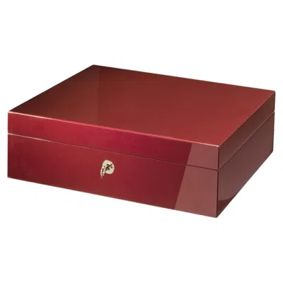 Pre-owned Morici Firenze Ruby Jewelry Box In Brown