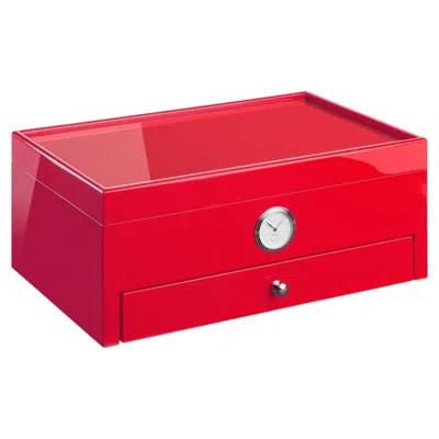 Pre-owned Morici Full Color Red Humidor (special Club Edition)