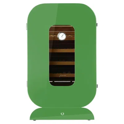 Pre-owned Morici Opera Glossy Green Humidor Cabinet