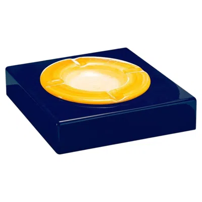 Pre-owned Morici Roma Blue Ashtray