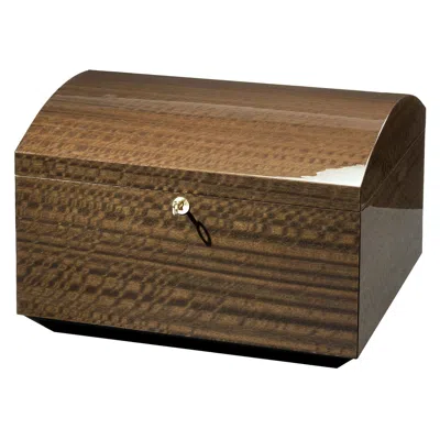 Pre-owned Morici Roma Eucalyptus Cigar Case In Brown