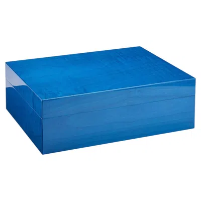 Pre-owned Morici Roma Large Blue Cigar Box