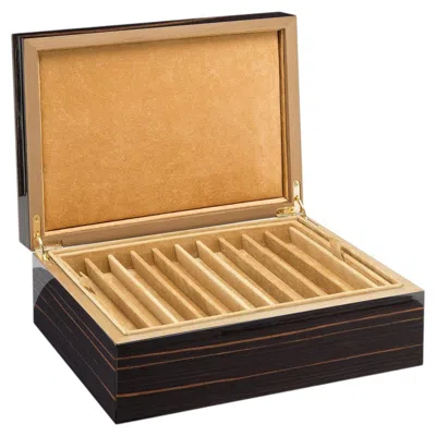 Pre-owned Morici Roma Sc1 Ebony Pen Box In Black