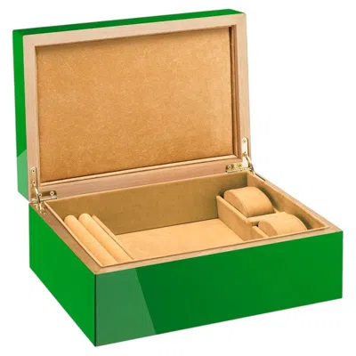 Pre-owned Morici Roma Sc1 Green Jewelry Box