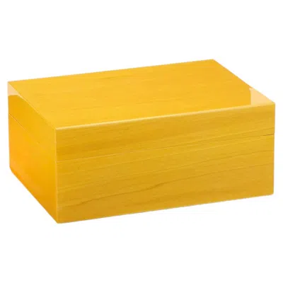 Pre-owned Morici Roma Yellow Cigar Box